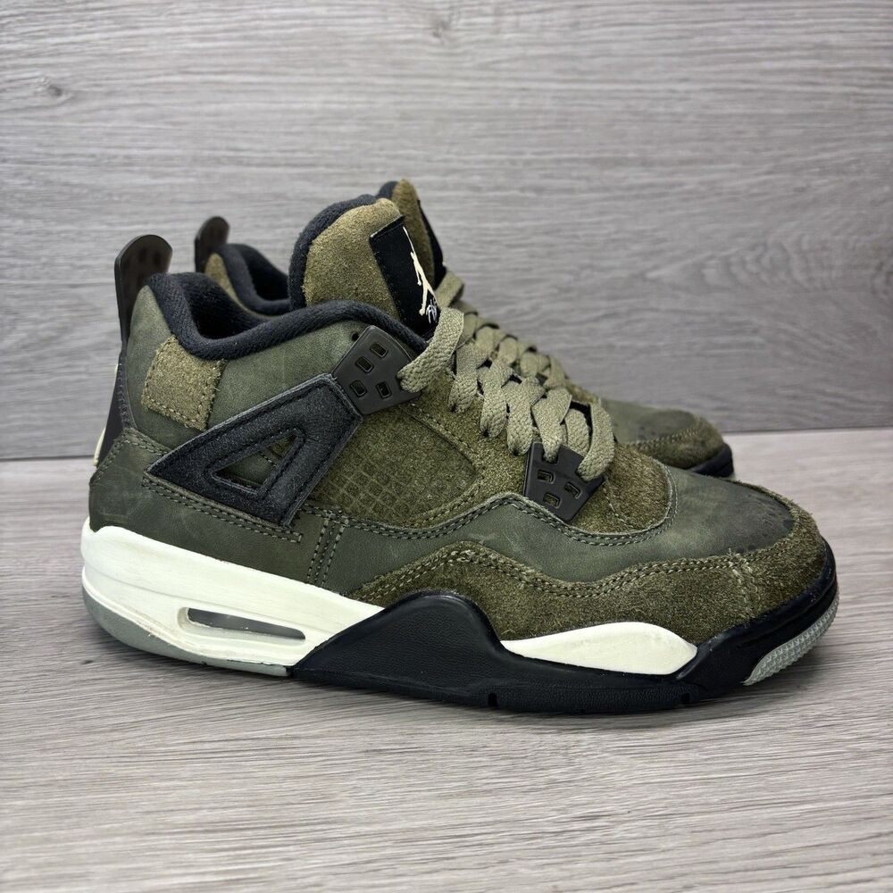 Nike Air Jordan 4 Retro Se Craft GS Sneakers Size 5 Youth/ 6.5 Womens FB9928-200